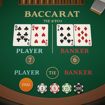 LunuBet - Baccarat Table Game - Fast Rounds and Low House Edge