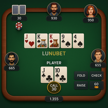 LunuBet - Poker Games - Texas Hold'em and Caribbean Stud