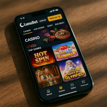 LunuBet - Mobile Casino Screenshot - iPhone and Android Support